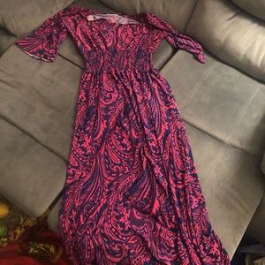 Ace Fashion Tribal Paisley Dress Pink Chic Cute